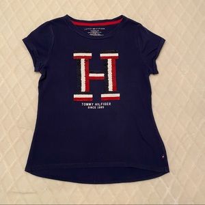Tommy Hilfiger Sequin Flippable T-shirt EUC